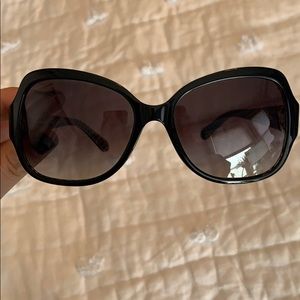 Tory Burch Logo Temple Sunglasses